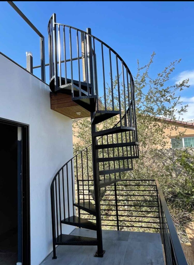 Steel Spiral Staircase