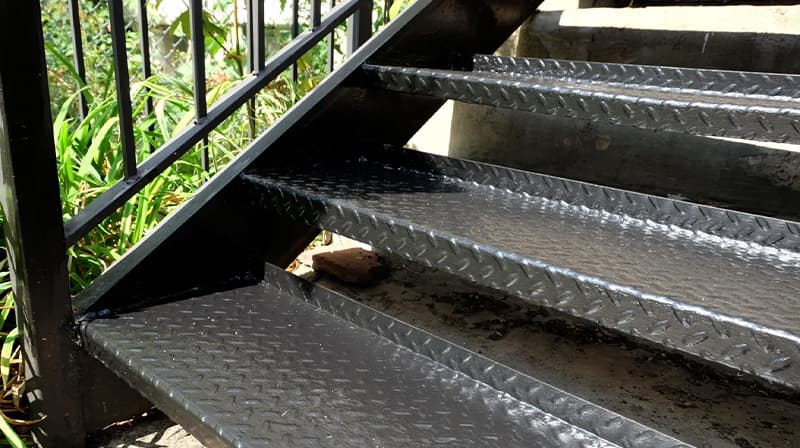 Metal Stair Repair